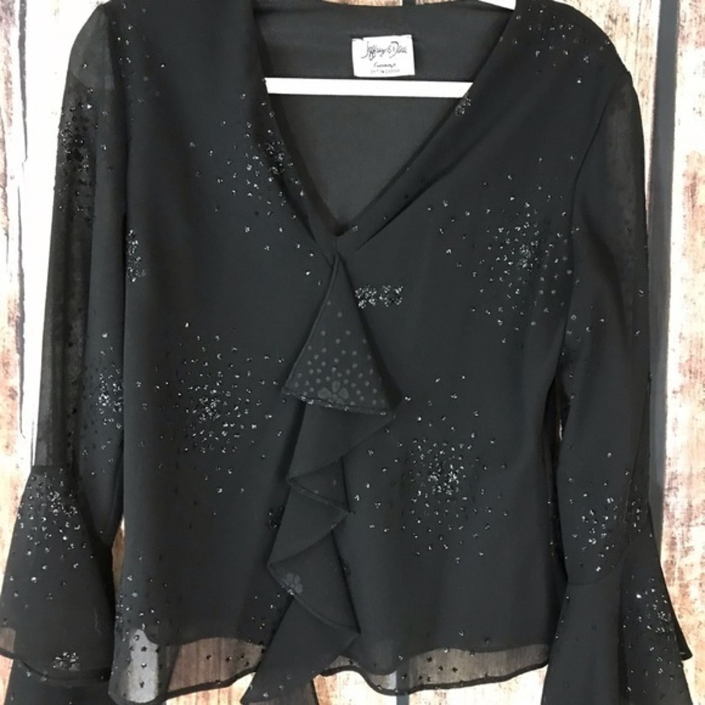 Vintage Jeffrey and Dara Evening Blouse 10